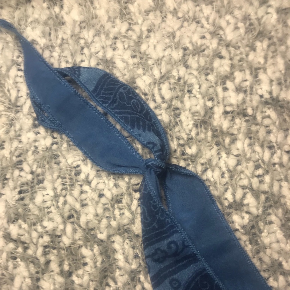 Blue Patterned Blouse - Picture 2 of 3